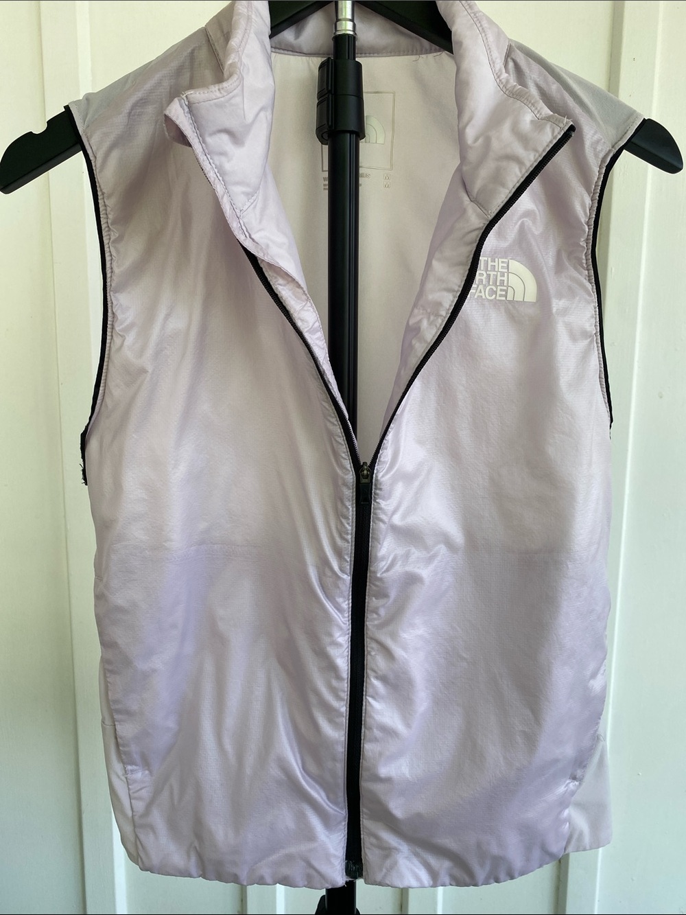 The North Face Lavender Lilac Light Full Zip Puffer Vest Medium